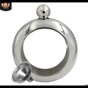 Silver Bracelet Flask